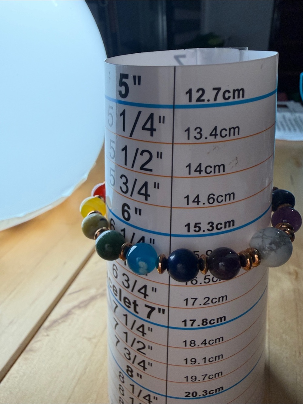Multicolor Beaded Stretch Bracelet - Brand: - Picture 4 of 4